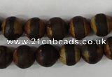 CAG4758 15 inches 10mm round tibetan agate beads wholesale