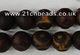 CAG4762 15 inches 14mm round tibetan agate beads wholesale