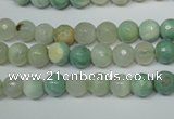 CAG4811 15 inches 6mm faceted round fire crackle agate beads