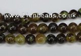 CAG4831 15 inches 6mm round dragon veins agate beads wholesale