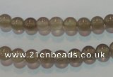 CAG5240 15.5 inches 6mm round Brazilian grey agate beads wholesale