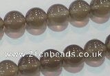 CAG5242 15.5 inches 10mm round Brazilian grey agate beads wholesale