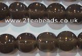 CAG5259 15.5 inches 14*15mm pumpkin Brazilian grey agate beads