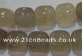 CAG5261 15.5 inches 14*14mm square Brazilian grey agate beads