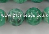 CAG5305 15.5 inches 14mm round peafowl agate gemstone beads