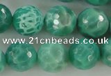 CAG5312 15.5 inches 10mm faceted round peafowl agate gemstone beads