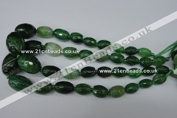 CAG5408 10*14mm – 20*30mm faceted drum dragon veins agate beads