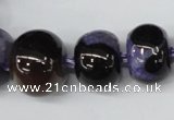 CAG5437 7*11mm – 20*30mm rondelle agate druzy geode agate beads