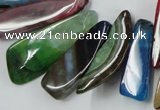 CAG5451 15.5 inches 10*18mm - 15*60mm freeform agate gemstone beads