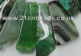 CAG5456 15.5 inches 14*28mm - 16*60mm freeform agate gemstone beads