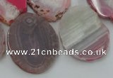 CAG5470 15.5 inches 22*25mm - 35*40mm freeform agate gemstone beads