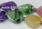 CAG5493 15.5 inches 18*22mm freeform agate gemstone beads