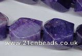 CAG5510 15.5 inches 16*17*22mm faceted nuggets agate beads