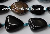 CAG5529 15.5 inches 14*18mm - 22*32mm nuggets agate gemstone beads