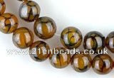 CAG56 5pcs 12mm&13mm round dragon veins agate beads wholesale