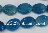 CAG5621 15 inches 13*16mm oval dragon veins agate beads wholesale