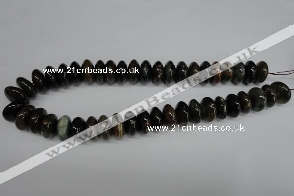 CAG5642 15 inches 8*17mm rondelle agate gemstone beads wholesale