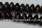 CAG5644 15 inches 8*16mm rondelle agate gemstone beads wholesale