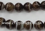 CAG5902 15 inches 10mm round Madagascar agate gemstone beads