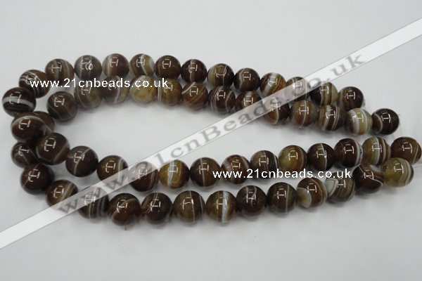 CAG5904 15 inches 14mm round Madagascar agate gemstone beads