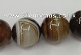 CAG5906 15 inches 18mm round Madagascar agate gemstone beads