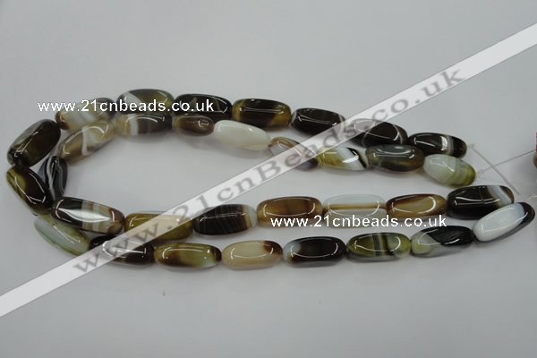 CAG5922 15 inches 13*25mm nuggets Madagascar agate gemstone beads