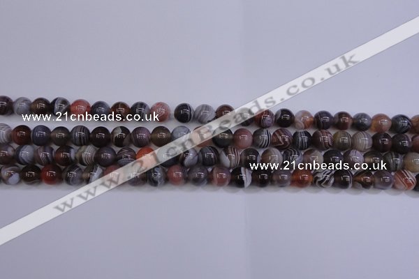 CAG5952 15.5 inches 8mm round botswana agate beads wholesale