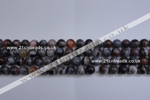 CAG5954 15.5 inches 12mm round botswana agate beads wholesale