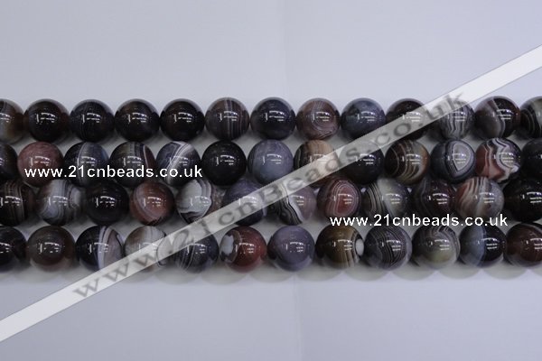 CAG5957 15.5 inches 18mm round botswana agate beads wholesale