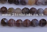 CAG5960 15.5 inches 6mm faceted round botswana agate beads wholesale