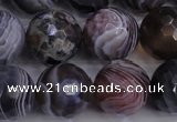 CAG5964 15.5 inches 14mm faceted round botswana agate beads wholesale