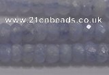 CAG5993 15.5 inches 4*6mm faceted rondelle blue lace agate beads