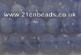 CAG5997 15.5 inches 8mm faceted round blue lace agate beads