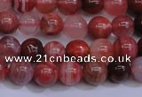 CAG6111 15.5 inches 6mm round south red agate gemstone beads