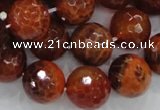 CAG626 15.5 inches 20mm faceted round natural fire agate beads