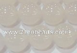 CAG6505 15.5 inches 14mm round Brazilian white agate beads