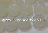 CAG6516 15.5 inches 16mm faceted round Brazilian white agate beads