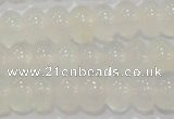 CAG6522 15.5 inches 6*10mm rondelle Brazilian white agate beads