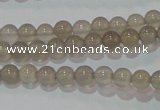 CAG6531 15.5 inches 4mm round Brazilian grey agate beads