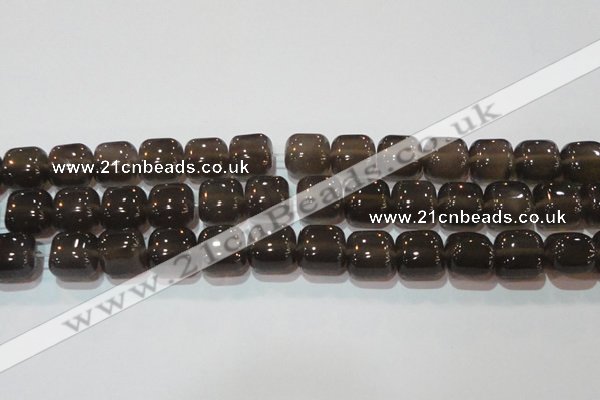 CAG6542 15.5 inches 14*14mm square Brazilian grey agate beads