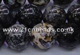 CAG6658 15.5 inches 20mm round blue ocean agate gemstone beads