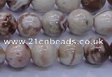 CAG6662 15.5 inches 8mm round Mexican crazy lace agate beads