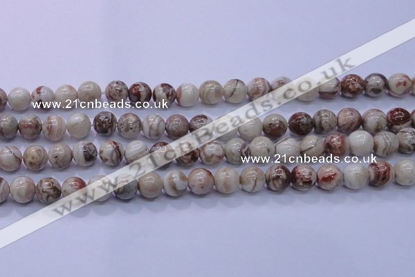 CAG6662 15.5 inches 8mm round Mexican crazy lace agate beads