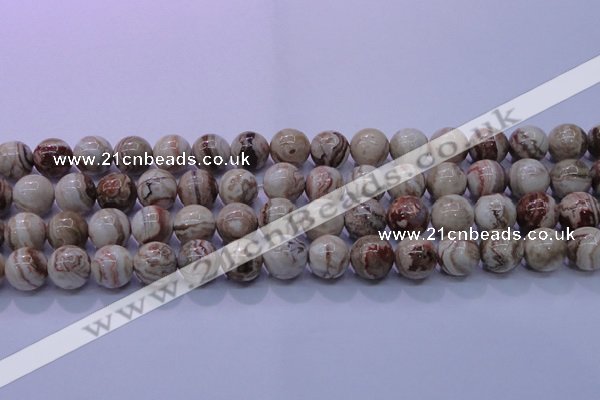 CAG6663 15.5 inches 10mm round Mexican crazy lace agate beads