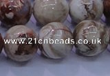 CAG6667 15.5 inches 18mm round Mexican crazy lace agate beads