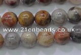 CAG6671 15.5 inches 6mm round natural crazy lace agate beads