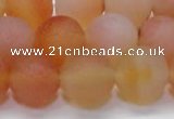 CAG6691 15 inches 10mm round multicolor pilates agate beads