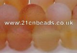 CAG6693 15 inches 14mm round multicolor pilates agate beads