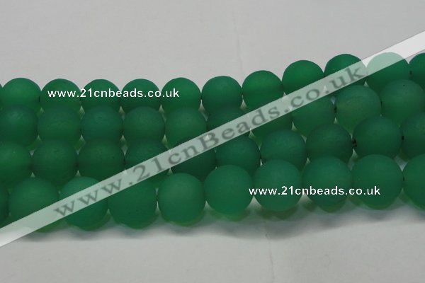 CAG6736 15 inches 20mm round green pilates agate beads