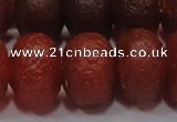 CAG6751 15 inches 12*16mm rondelle red pilates agate beads